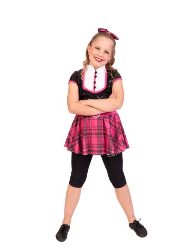 Akimbo Dance Studios young soloist in plaid